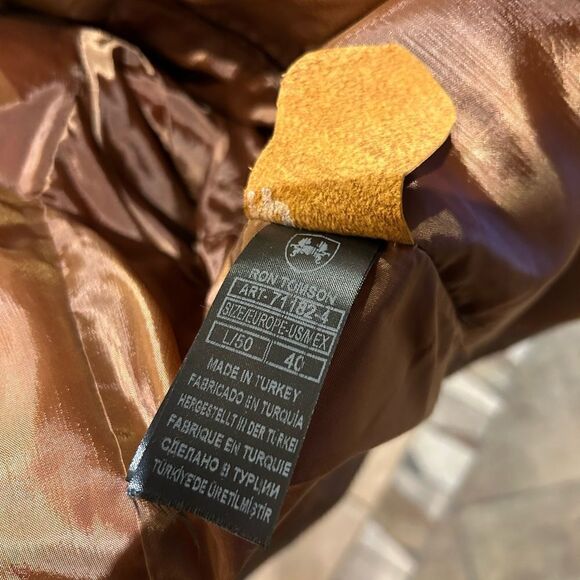 Men’s Ron Thompson Los Angeles, soft, leather jacket, size large - Picture 7 of 11